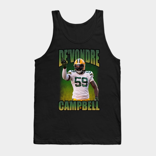 Devondre Campbell Bootleg Tank Top by hackercyberattackactivity